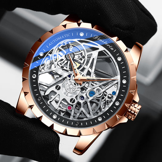 Daystar fish scale mechanical watch