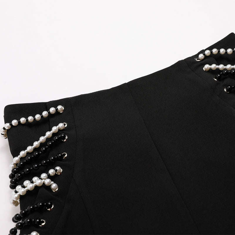 High waist slim slimming trousers