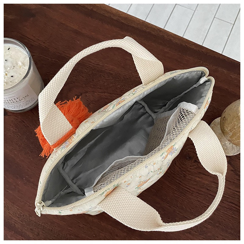 Fashion New Floral Quilted Bento Bag