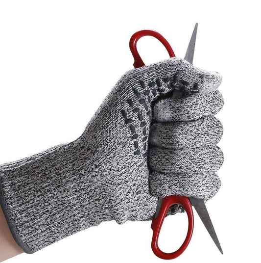 Three-finger touch screen cut-proof gloves