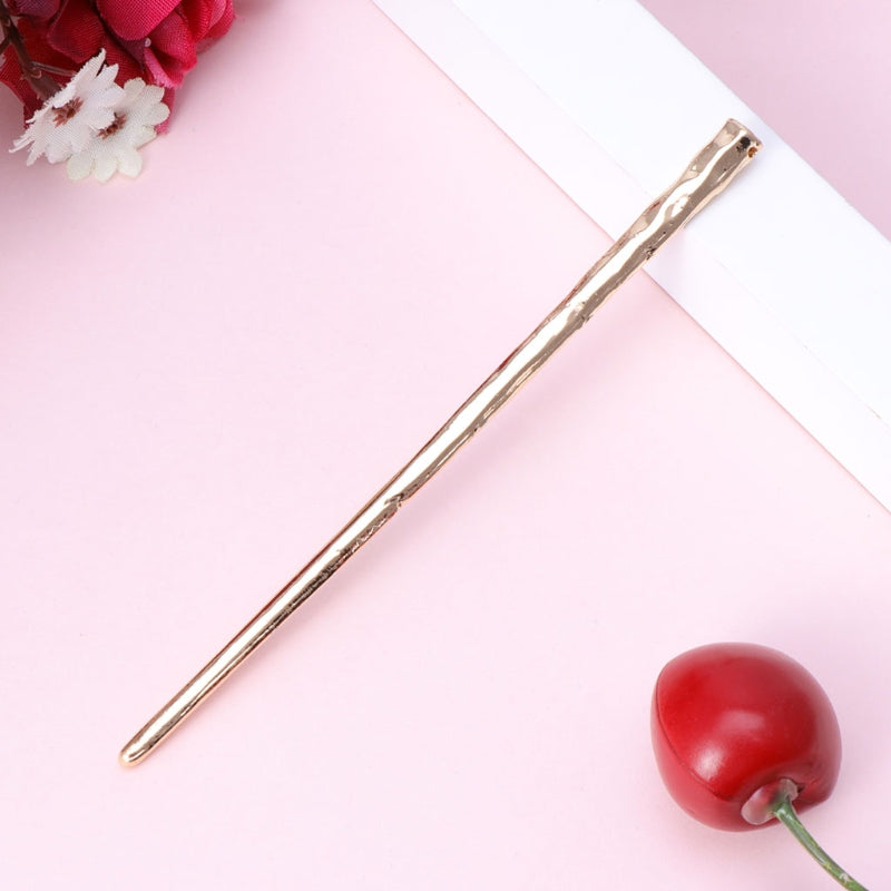 Metal rod branch hairpin