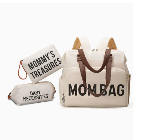 Large Capacity Multifunctional Crossbody Insulated Mummy Bag Backpack
