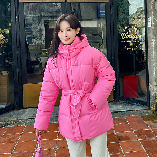 Women's Mid-length Thickened Minority Fashion Temperament Cotton-padded Jacket
