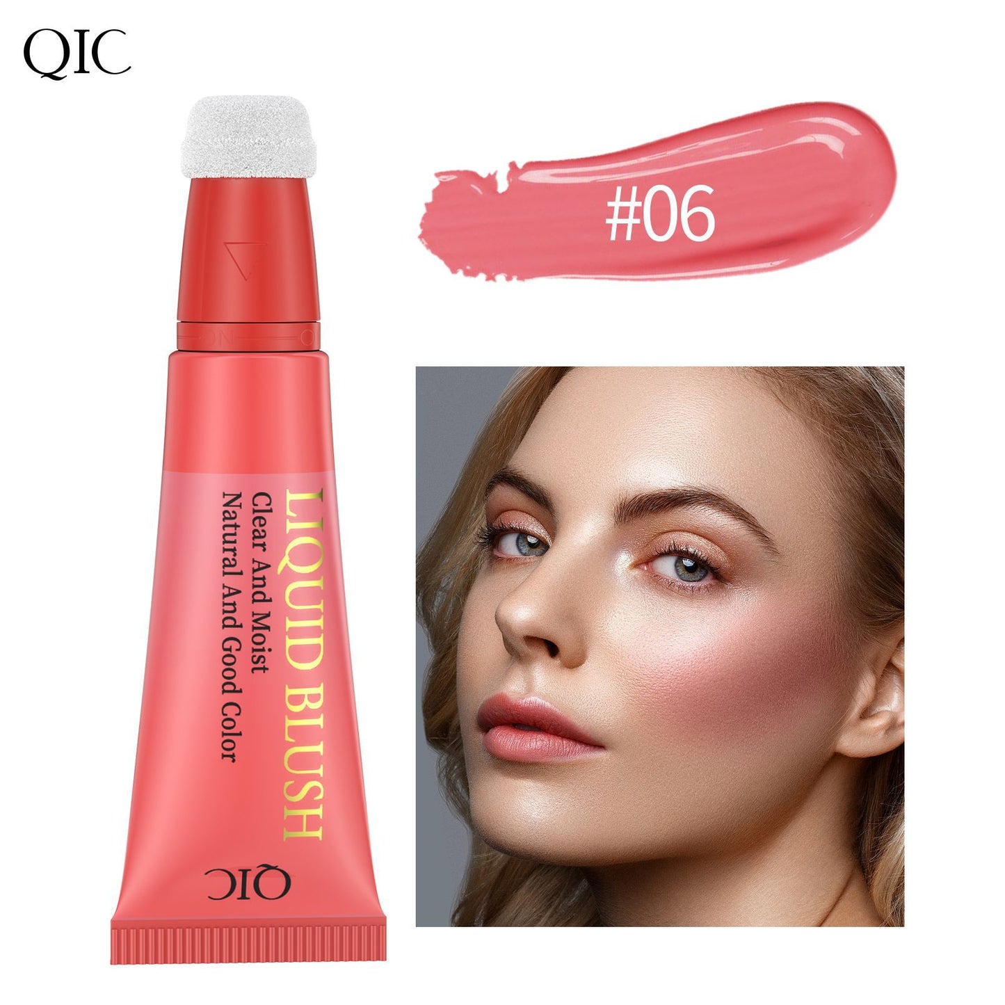 Liquid Blush Dazzling Liquid Long-lasting Matte Silky