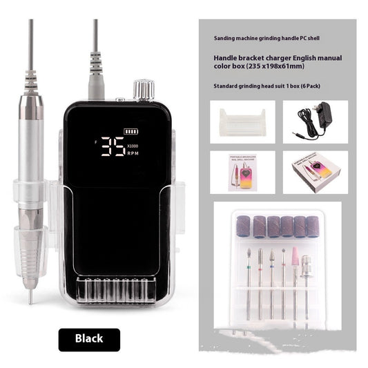 Brushless Nail Polishing Machine Charging Portable