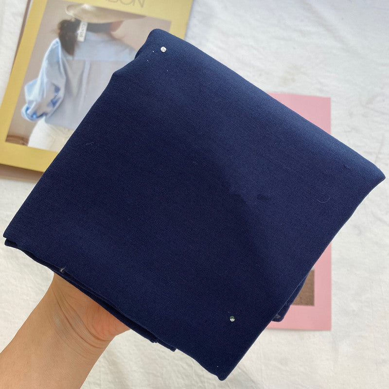 Gypsophila solid color cotton monochrome turban