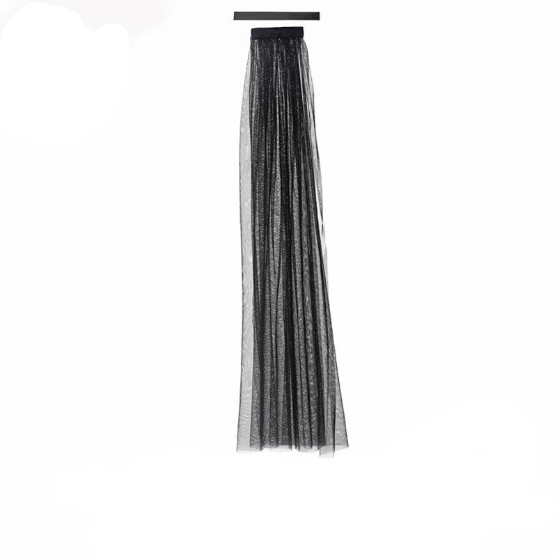Black flower headband
