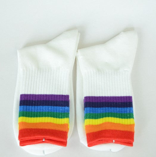 Rainbow cotton socks