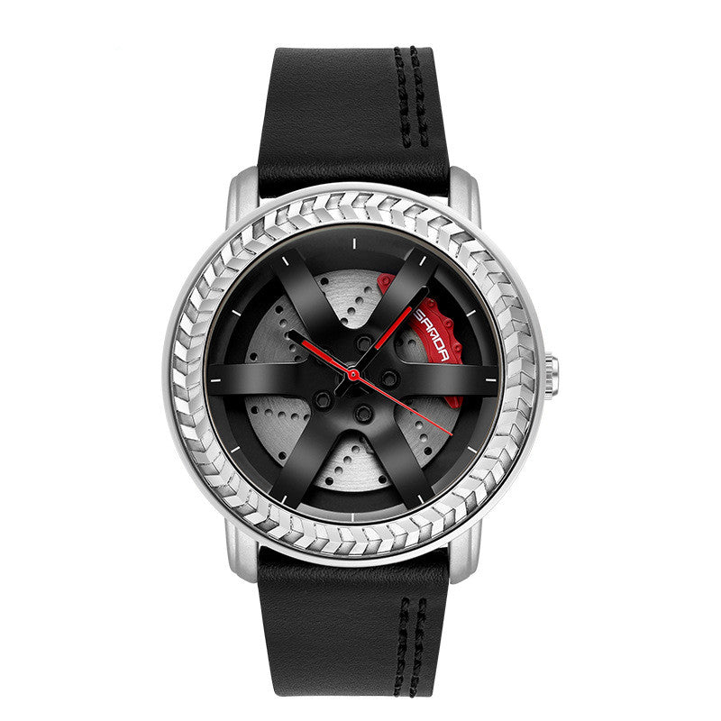 Wheel Net Red Belt Watch