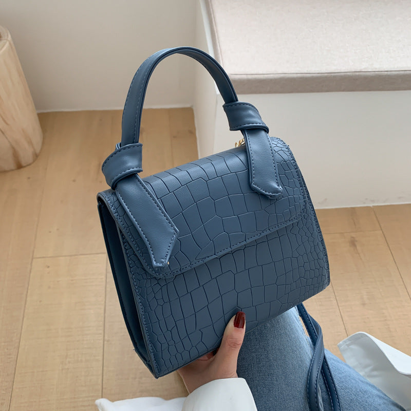 Stone pattern shoulder bag