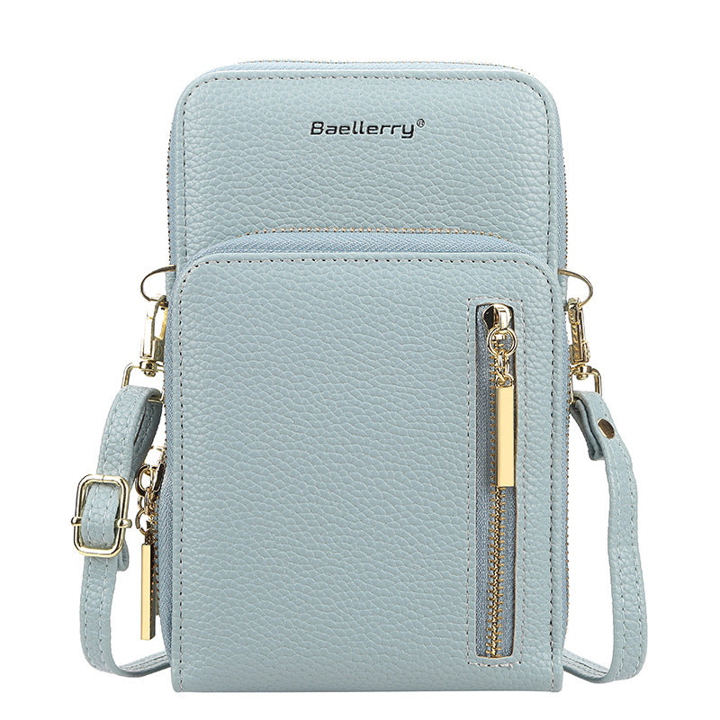 Women's Wallet Vertical Large Capacity Double-layer Mobile Phone Bag
