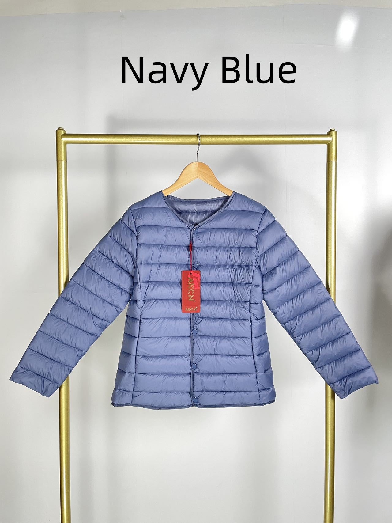 Lightweight Stand Collar Loose Design Cotton-padded Jacket