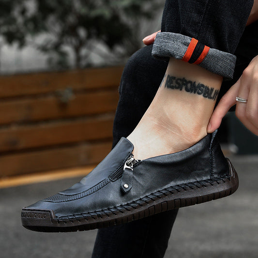 Men's casual leather shoes