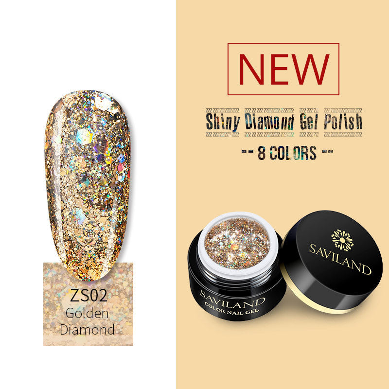 Bright diamond glue shiny phototherapy glue