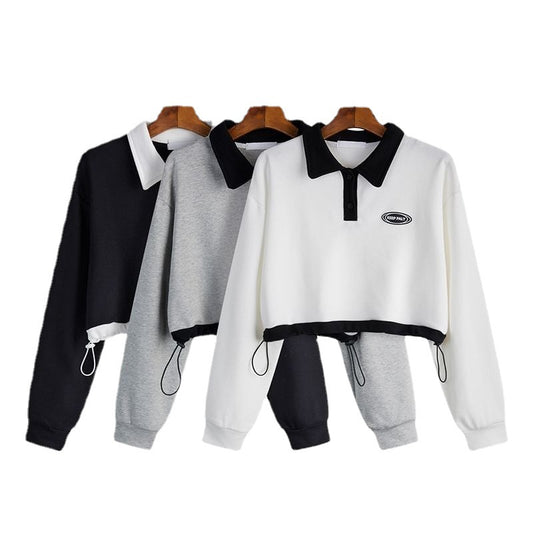 Student Waist Cropped Loose Top