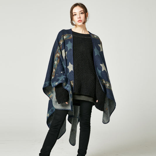Imitation cashmere shawl