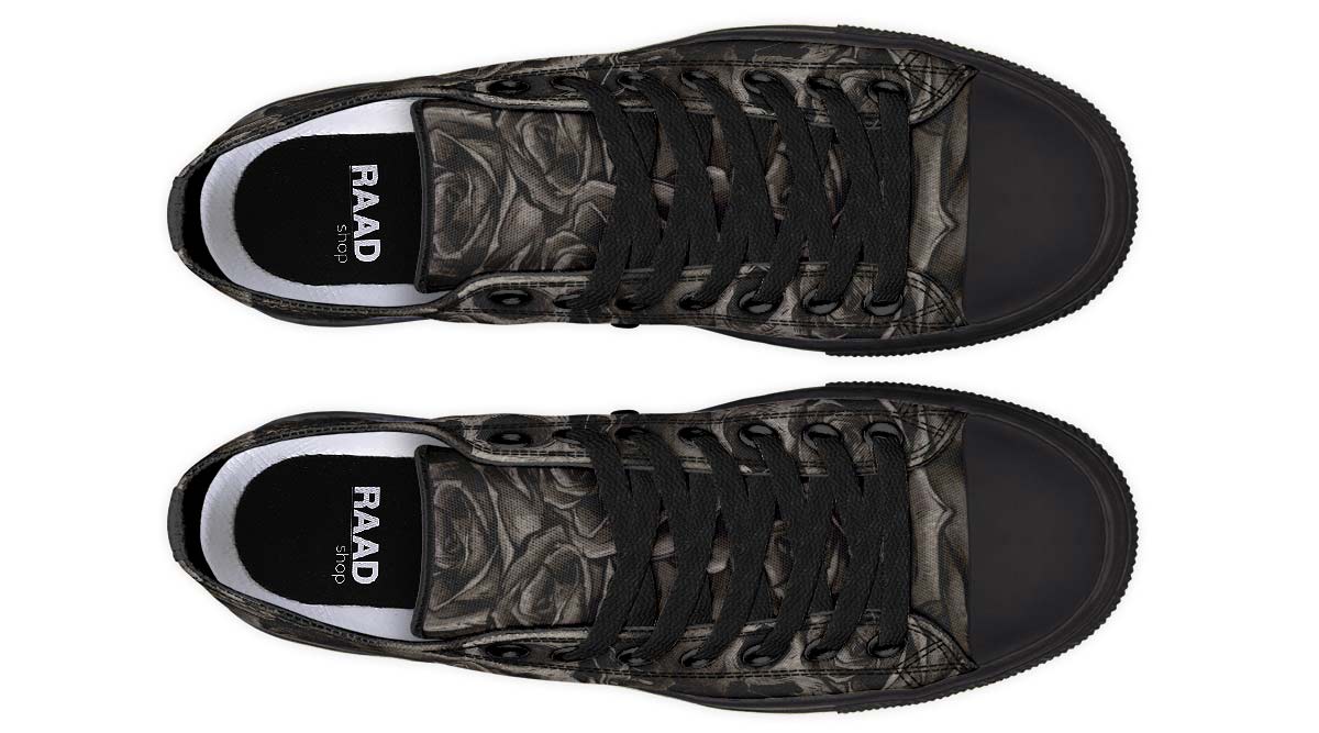Fashion Print Couple Low-Top Canvas Shoes