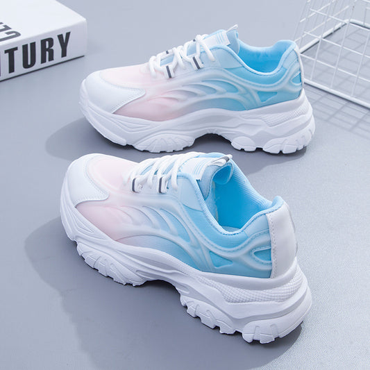 Colorful Women's New Sports Flat Running Shoes