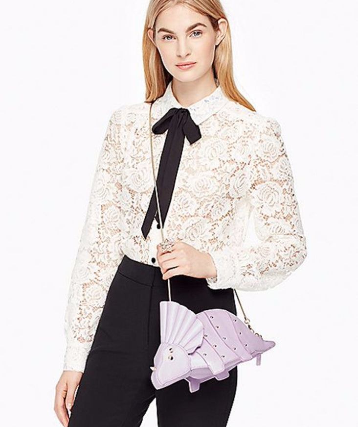 Dinosaur Lovers - Triceratops Shaped Shoulder Bag