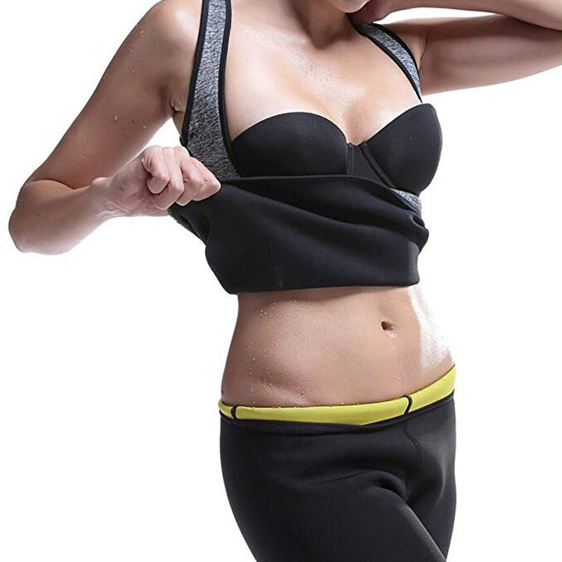 Ladies waist sculpting sports sweaty vest