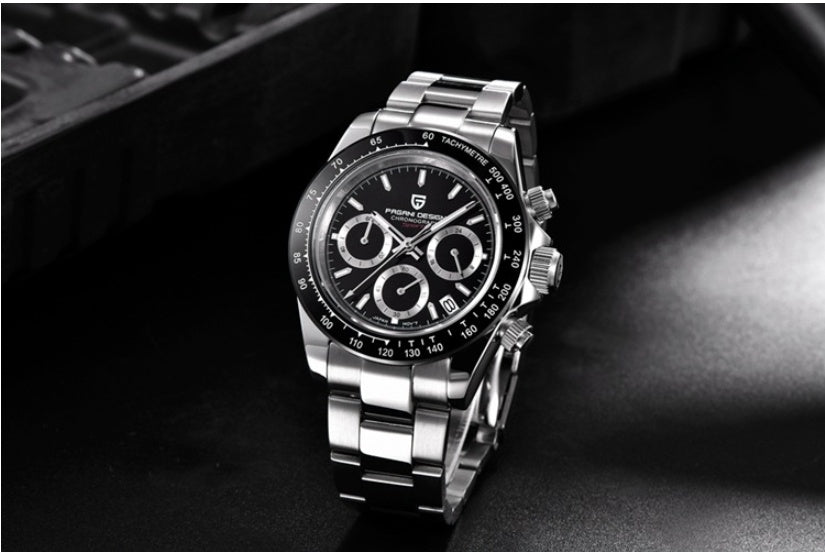 Steel band quartz watch