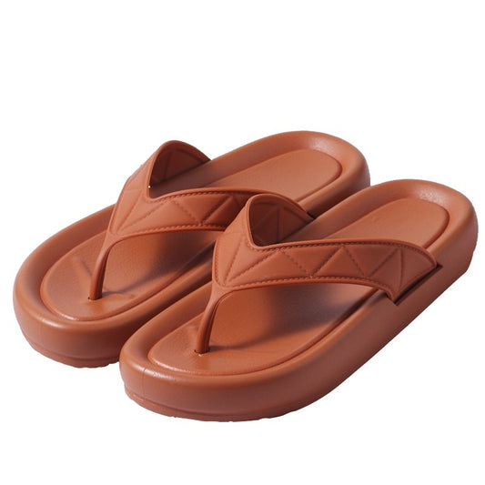 Kvinders udendørs mode tykbundet skridsikre nye hjemme-flip-flops til par