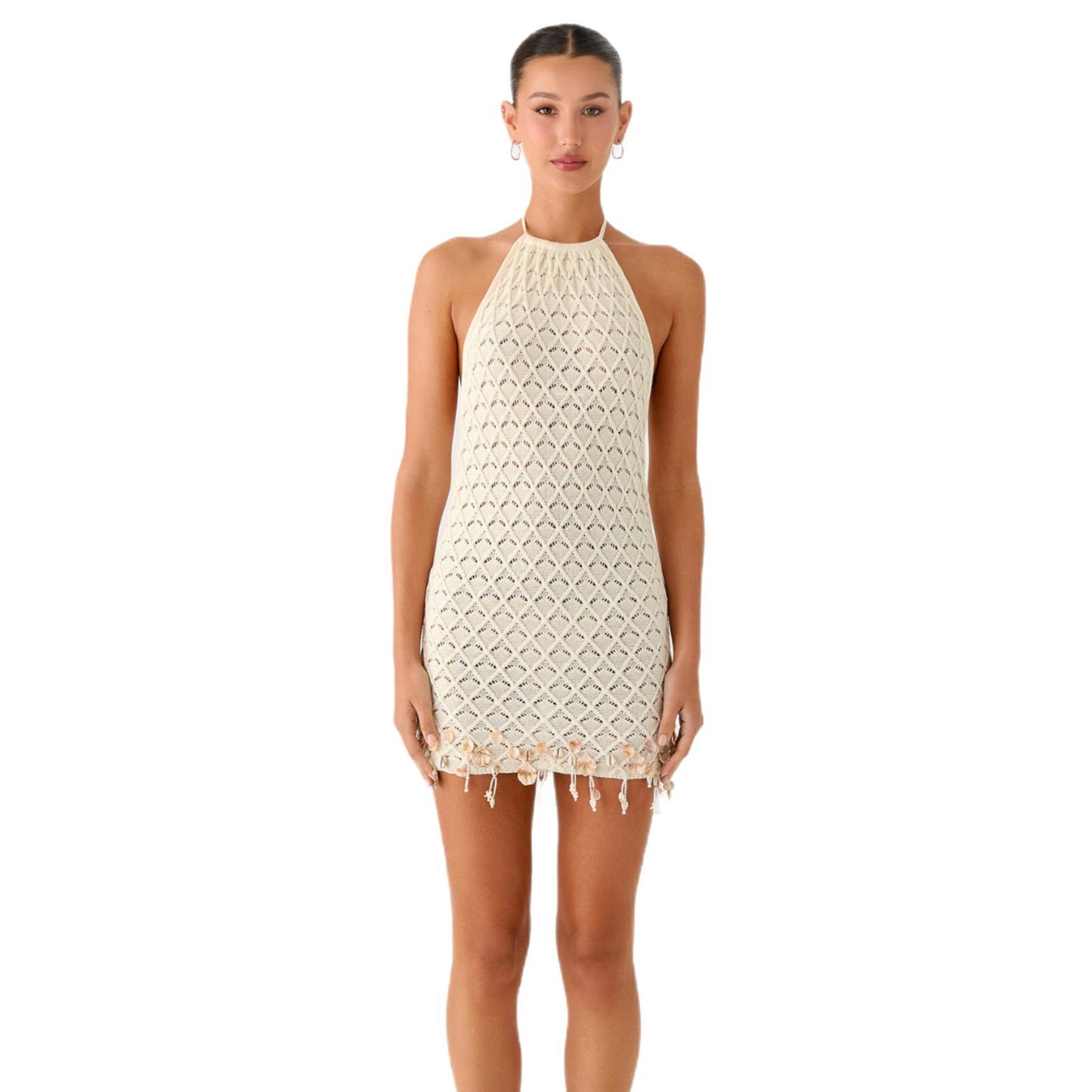 Sexy Knitted Hollow-out Beach Dress For Women