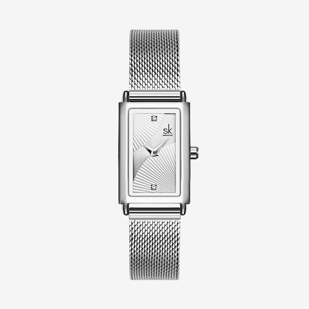 Stylish simple waterproof quartz watch