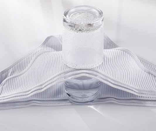 Fat sister mid waist spiral cotton underwear