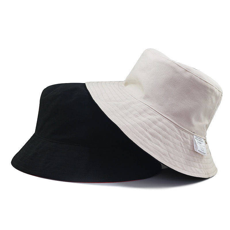 casual double face printed large sun hat