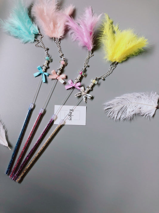 Handmade cat stick