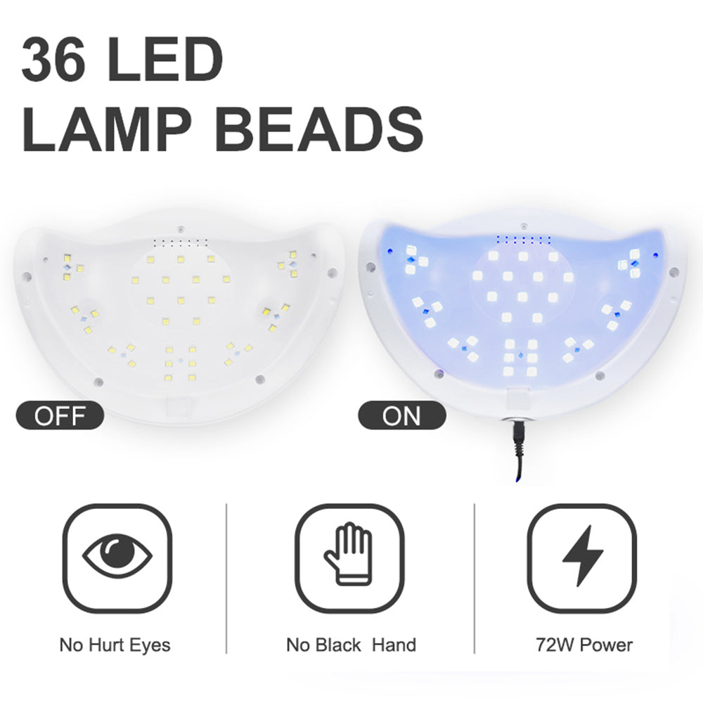72W UVLED Dual Light Solar Neglelampe