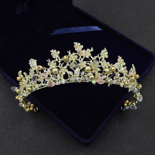 Bridal Golden Headband Hair Accessory Crown