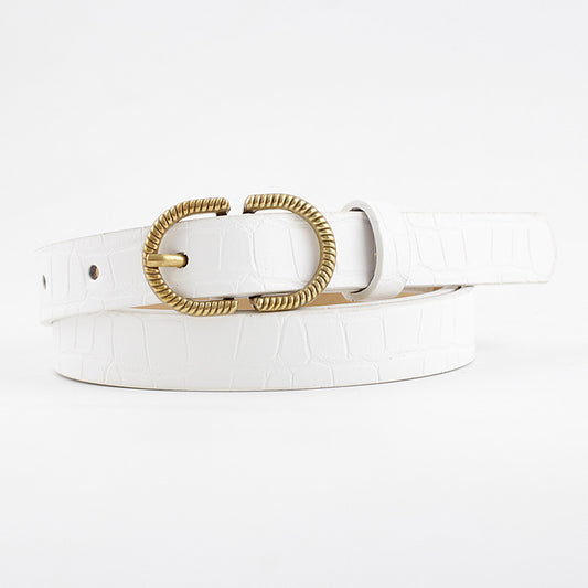 European and American personalized retro belt
