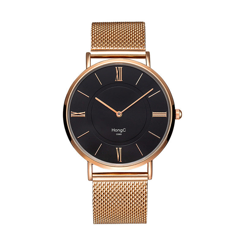 Mesh belt bracelet watch
