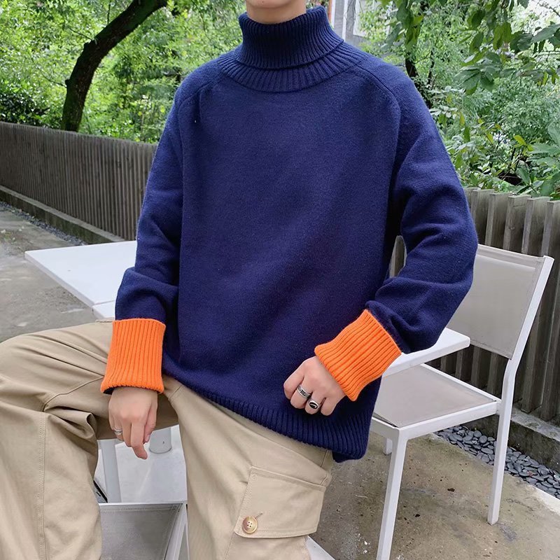 Solid color loose tide sweater