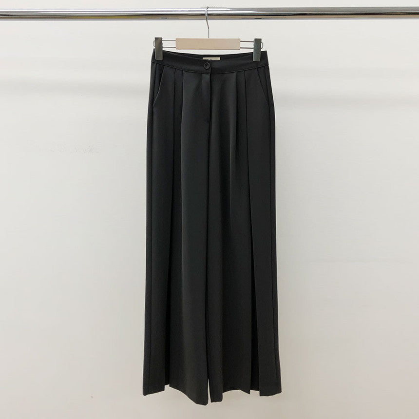 Designed Hanging Wide Leg Casual Pants