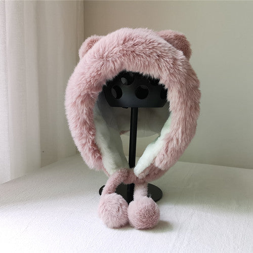 New Women's Windproof Pile Hat