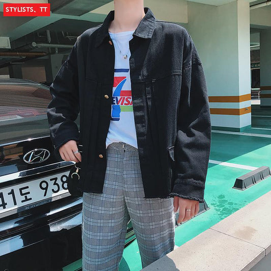 Denim Jacket Frayed Port Style