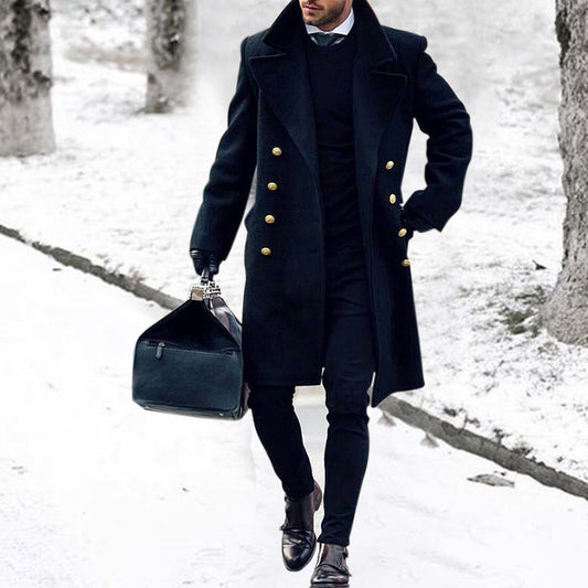 European And American Casual Mid-length Men's Jacket