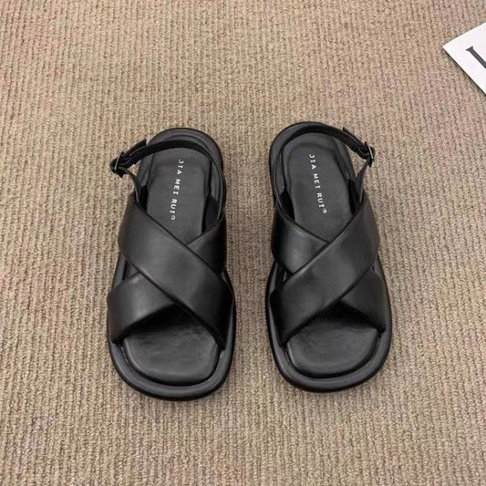 Kvinders flade sandaler i koreansk stil