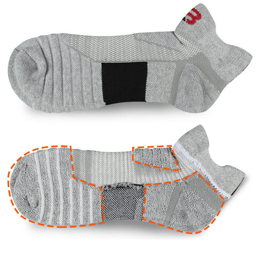 Elite Basketball Socks Men's Short Thick Towel Bottom
