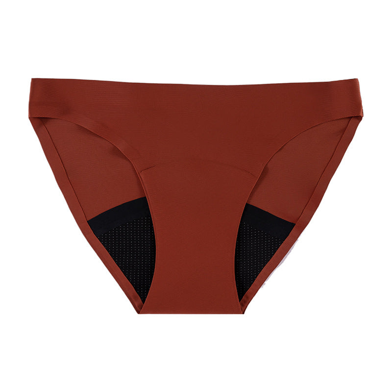 Women's Fashion Printed Seamless Washable Physiological Underwear
