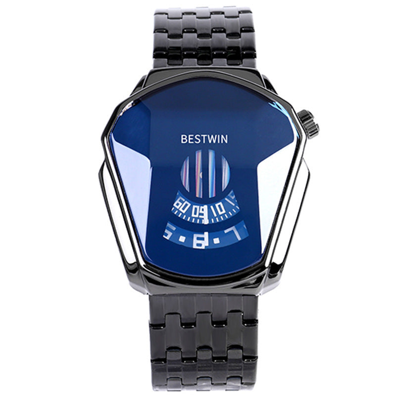 Non-mechanical Locomotive Men's Casual Watch