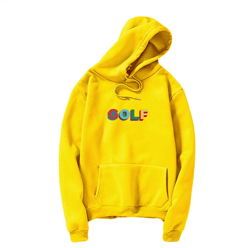 Hooded sweatshirt COLF print Harajuku style