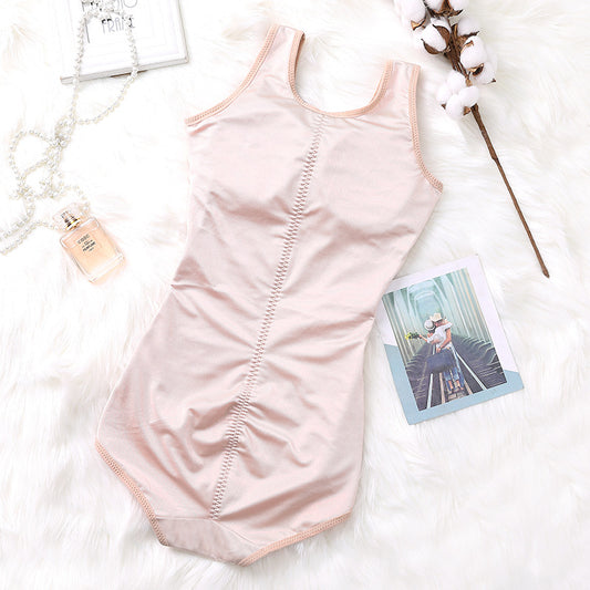 Brassiere bodysuit with plush for warmth and thickening