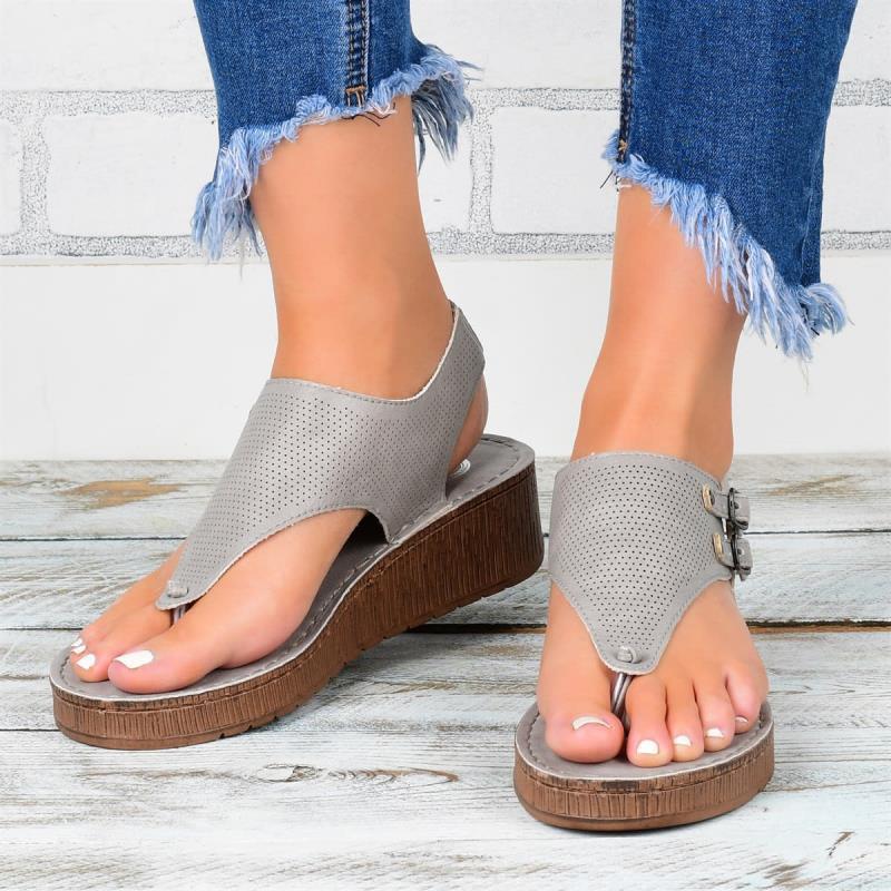 Platform large size sandals women's shoes