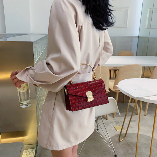 Western style popular small square bag