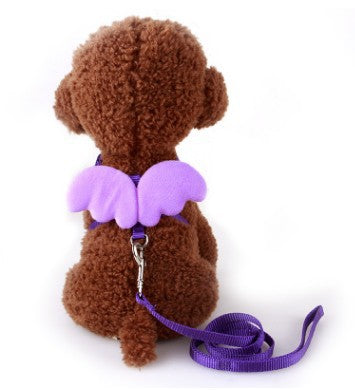 Collar pet wing leash