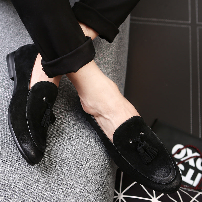 Pea shoes lædersko til mænd